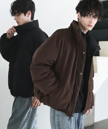 タフタ×ボア リバーシブル機能性中綿ジャケット 【600フィルパワー】