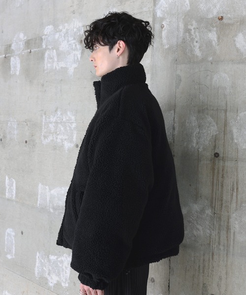 ETELIO（エテリオ）の「タフタ×ボア リバーシブル機能性中綿ジャケット