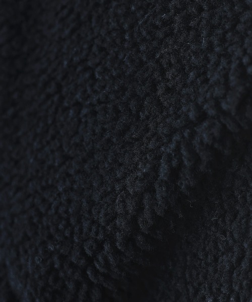 ETELIO（エテリオ）の「タフタ×ボア リバーシブル機能性中綿ジャケット 【600フィルパワー】（ダウンジャケット/コート・メンズ・ブラック系その他/ブラック/ライトグレー/ブラック系2/ブラック系3/ワイン/ブラック系1・S/M/L/XL）」の8枚目の写真