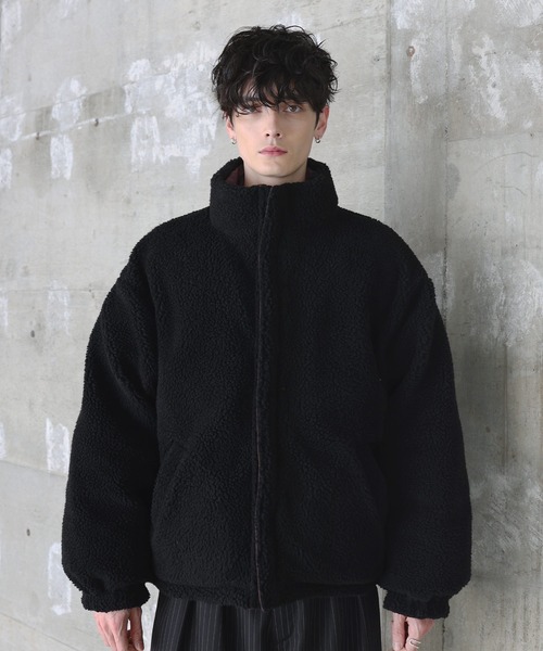 ETELIO（エテリオ）の「タフタ×ボア リバーシブル機能性中綿ジャケット