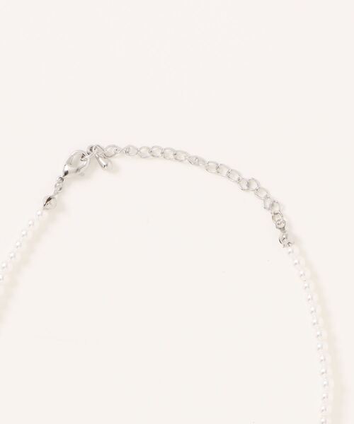 Heather(ヘザー)の「パールモチーフネックレス 232958(ネックレス・レディース・シルバー/ゴールド・ONE SIZE)」の3枚目の写真