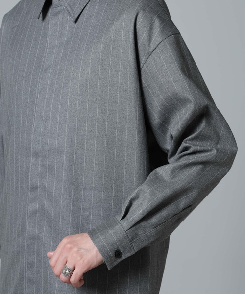 NANO universe（ナノユニバース）の「ピンストライプフランネル比翼