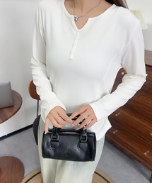 aimoha | Vネックヘンリートップス(Tシャツ/カットソー)