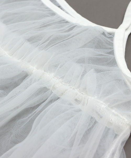 chil2（チルツー）の「チュールキャミワンピース（キャミソール・キッズ・A/B/C/D・110cm/120cm/130cm/140cm/150cm）」の8枚目の写真