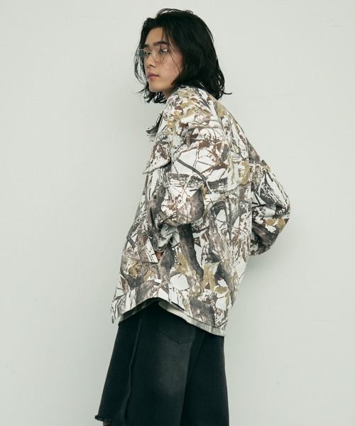 【セール】Real tree Camo All Over Design Denim Jacket / リアルツリーカモオールオーバーデザインデニムジャケット（デニムジャケット）｜Shoowtime（ショウタイム）