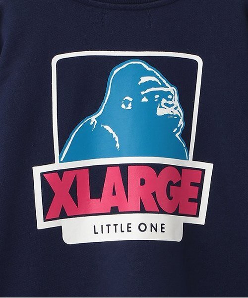 XLARGE KIDS(エクストララージキッズ)の「OGゴリラトレーナー(スウェット・キッズ・トップグレー/ネイビー/ブラック・110cm/100cm/90cm/80cm/140cm/130cm/120cm)」の10枚目の写真