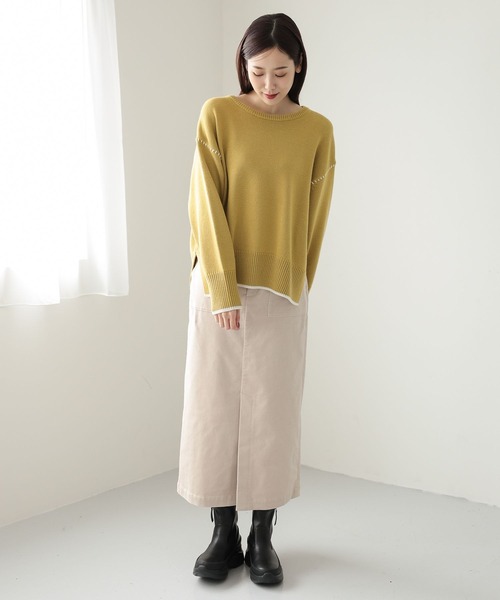 GLOBAL WORK（グローバルワーク）の「毛玉になりにくいステッチプル