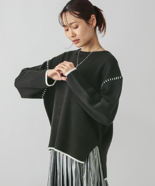 GLOBAL WORK（グローバルワーク）の「毛玉になりにくいステッチプル