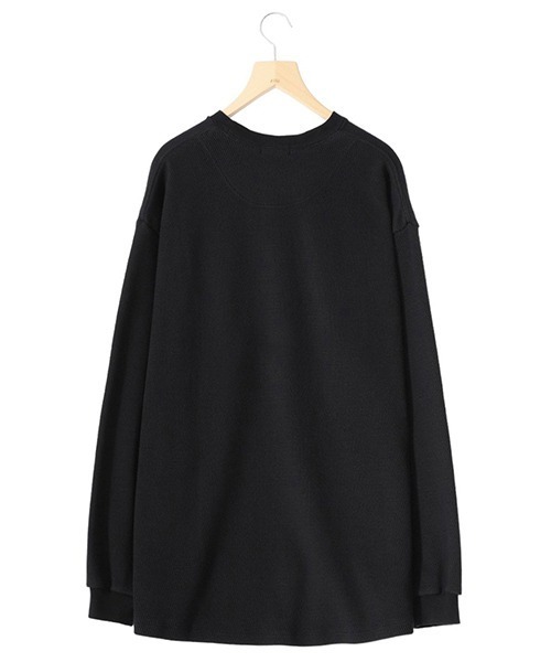 POLYPLOID（ポリプロイド）の「POLYPLOID / ポリプロイド : OVERSIZE LONGSLEEVE C : C-7-001-014[COR]（Tシャツ/カットソー・メンズ・ブラック・3）」の2枚目の写真