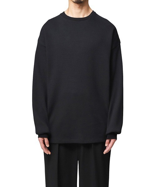 POLYPLOID（ポリプロイド）の「POLYPLOID / ポリプロイド : OVERSIZE LONGSLEEVE C : C-7-001-014[COR]（Tシャツ/カットソー・メンズ・ブラック・3）」の5枚目の写真