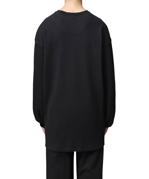 POLYPLOID（ポリプロイド）の「POLYPLOID / ポリプロイド : OVERSIZE LONGSLEEVE C : C-7-001-014[COR]（Tシャツ/カットソー・メンズ・ブラック・3）」の7枚目の写真