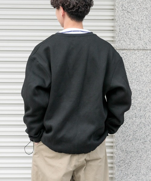 FORK&SPOON(フォークアンドスプーン)の「FORK&SPOON 裏毛スナップボタンカーディガン(カーディガン/ボレロ・メンズ・ブラック/グレー系その他・4/5)」の8枚目の写真