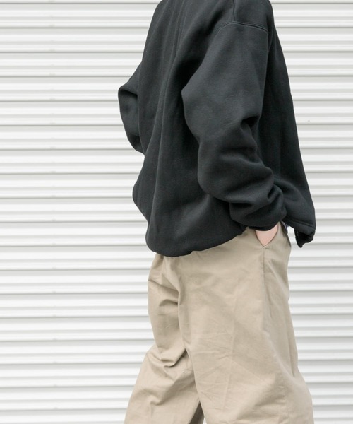 FORK&SPOON(フォークアンドスプーン)の「FORK&SPOON 裏毛スナップボタンカーディガン(カーディガン/ボレロ・メンズ・ブラック/グレー系その他・4/5)」の9枚目の写真