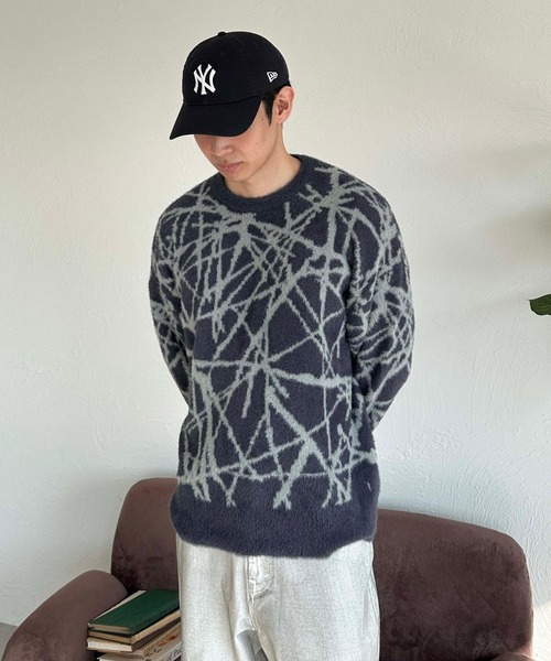 sedacle(セダクル)の「ニュアンスラインシャギーニット(ニット/セーター・メンズ・ブラウン/グレー/チャコールグレー・SMALL/MEDIUM/LARGE)」の17枚目の写真