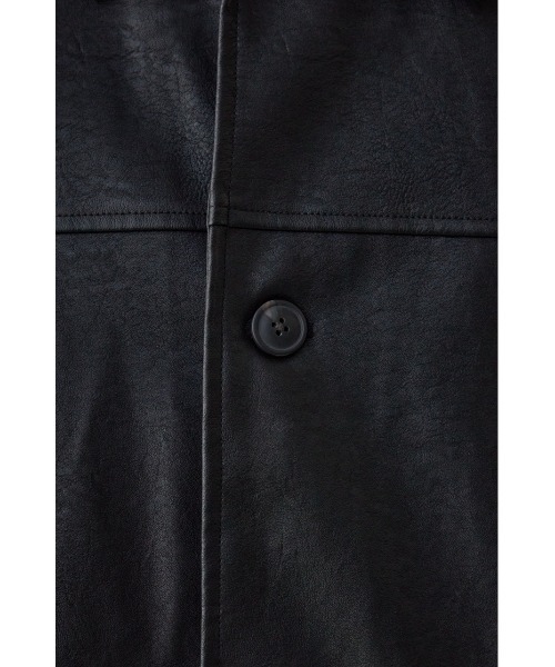 AZUL by moussy(アズールバイマウジー)の「フェイクレザーコーチジャケット(ブルゾン・メンズ・ブラック/ライトグリーン/ライトグレー・MEDIUM/LARGE)」の13枚目の写真