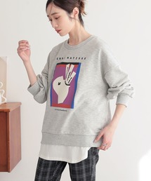 n'OrLABEL | 『絵画プリントスウェット』(スウェット)