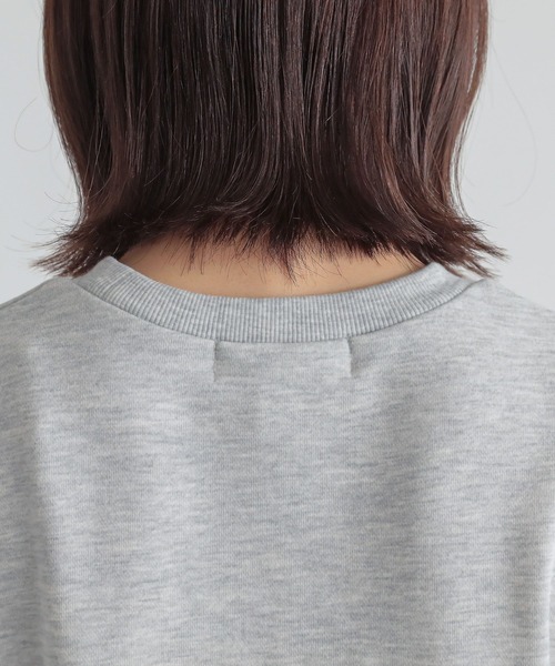 n'OrLABEL（ノアールレーベル）の「『絵画プリントスウェット』（スウェット・レディース・チャコール/ネイビー/杢グレー・2/1）」の16枚目の写真