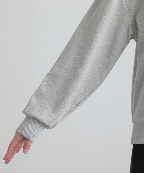 n'OrLABEL（ノアールレーベル）の「『絵画プリントスウェット』（スウェット・レディース・チャコール/ネイビー/杢グレー・2/1）」の17枚目の写真