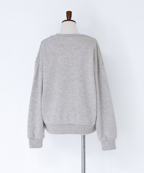 n'OrLABEL（ノアールレーベル）の「『絵画プリントスウェット』（スウェット・レディース・チャコール/ネイビー/杢グレー・2/1）」の22枚目の写真