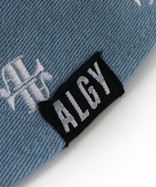 algy（アルジー）の「【ACTIVE】総柄ロゴバケハ（ハット・キッズ・ブラック/インディゴブルー・SMALL/MEDIUM）」の8枚目の写真