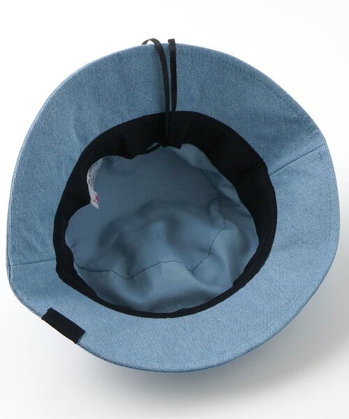 algy（アルジー）の「【ACTIVE】総柄ロゴバケハ（ハット・キッズ・ブラック/インディゴブルー・SMALL/MEDIUM）」の9枚目の写真