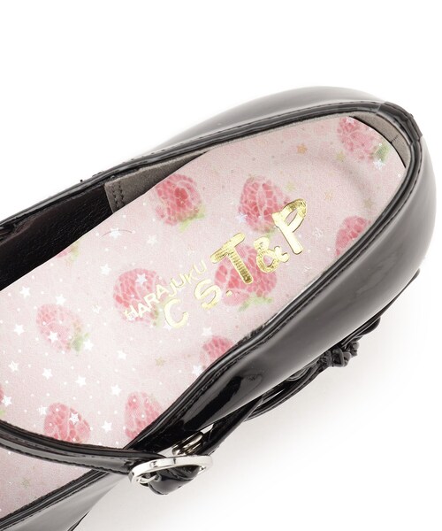cs T&P（シーエスティーアンドピー）の「厚底ヒールレースアップパンプス（パンプス・レディース・ブラック系1/レッド系3/ホワイト系2・LL/L/M/S）」の20枚目の写真