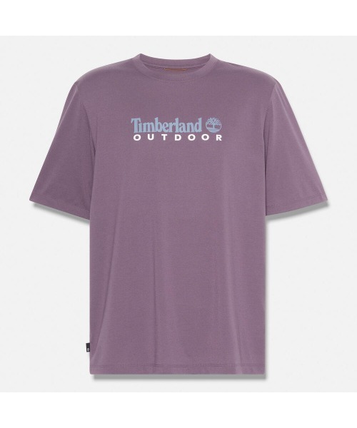 Timberland（ティンバーランド）の「メンズ 半袖 UVプロテクション アウトドア グラフィック Tシャツ（Tシャツ/カットソー・メンズ・パープル・XX-LARGE/X-LARGE/SMALL/MEDIUM/LARGE）」の4枚目の写真