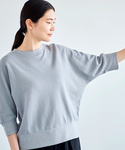 専用★ HAU tops comfort 6分袖スウェット　アイボリー トップス comfort 2（スウェット）｜HAU（ハウ）のファッション