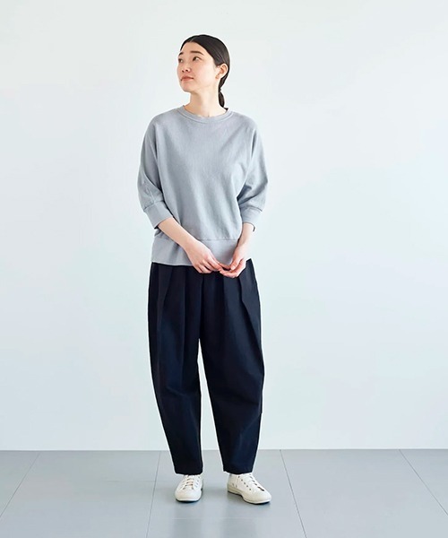 専用★ HAU tops comfort 6分袖スウェット　アイボリー トップス comfort 2（スウェット）｜HAU（ハウ）のファッション