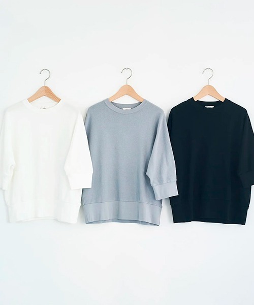 専用★ HAU tops comfort 6分袖スウェット　アイボリー トップス comfort 2（スウェット）｜HAU（ハウ）のファッション