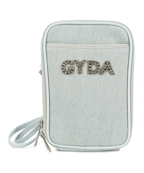 GYDA(ジェイダ)の「GYDA(ジェイダ) スマホショルダー マルチポシェット GY-B294 ラインストーンロゴ(ショルダーバッグ・レディース・ライトブルー/ブラック/アイボリー/ブルー・FREE)」の15枚目の写真