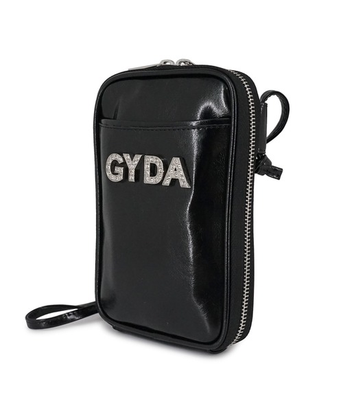 GYDA(ジェイダ)の「GYDA(ジェイダ) スマホショルダー マルチポシェット GY-B294 ラインストーンロゴ(ショルダーバッグ・レディース・ライトブルー/ブラック/アイボリー/ブルー・FREE)」の12枚目の写真