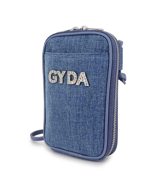 GYDA(ジェイダ)の「GYDA(ジェイダ) スマホショルダー マルチポシェット GY-B294 ラインストーンロゴ(ショルダーバッグ・レディース・ライトブルー/ブラック/アイボリー/ブルー・FREE)」の22枚目の写真