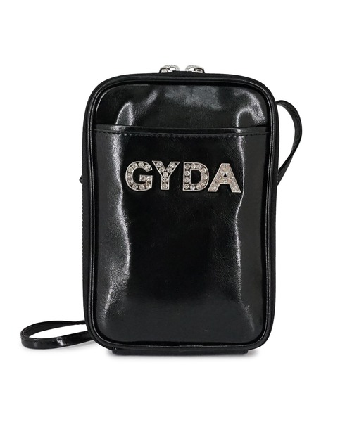 GYDA(ジェイダ)の「GYDA(ジェイダ) スマホショルダー マルチポシェット GY-B294 ラインストーンロゴ(ショルダーバッグ・レディース・ライトブルー/ブラック/アイボリー/ブルー・FREE)」の11枚目の写真