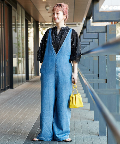 B.C STOCK(ベーセーストック)の「《追加3》手洗い可 / フレンチリネン2wayブラウス(シャツ/ブラウス・レディース・ホワイト/ブラック/ブラックミックス/カーキ/ピンク/グリーン・FREE)」の13枚目の写真