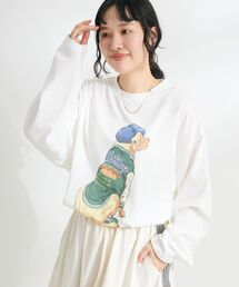 CRAFT STANDARD BOUTIQUE | アニマルプリントL/S TEE-A(Tシャツ/カットソー)