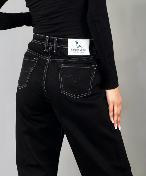 London Denim（ロンドンデニム）の「London Denim (Chelsea) Ultra Flare cut / ウルトラ ワイド ブーツカット フレア－ バギーパンツ（デニムパンツ・レディース・グレー系その他/ブラック・LL/S/M/L）」の7枚目の写真