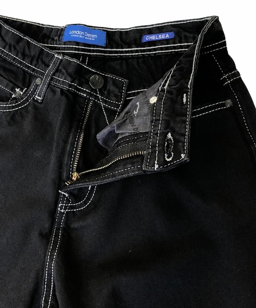 London Denim（ロンドンデニム）の「London Denim (Chelsea) Ultra Flare cut / ウルトラ ワイド ブーツカット フレア－ バギーパンツ（デニムパンツ・レディース・グレー系その他/ブラック・LL/S/M/L）」の15枚目の写真