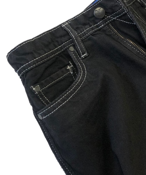 London Denim（ロンドンデニム）の「London Denim (Chelsea) Ultra Flare cut / ウルトラ ワイド ブーツカット フレア－ バギーパンツ（デニムパンツ・レディース・グレー系その他/ブラック・LL/S/M/L）」の16枚目の写真