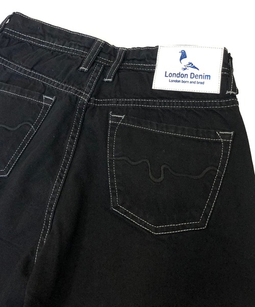 London Denim（ロンドンデニム）の「London Denim (Chelsea) Ultra Flare cut / ウルトラ ワイド ブーツカット フレア－ バギーパンツ（デニムパンツ・レディース・グレー系その他/ブラック・LL/S/M/L）」の19枚目の写真
