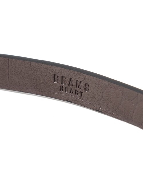 BEAMS HEART(ビームスハート)の「細幅 クロコ リバー ベルト(ベルト・レディース・ブラック/オリーブ/シルバー・ONE SIZE)」の6枚目の写真