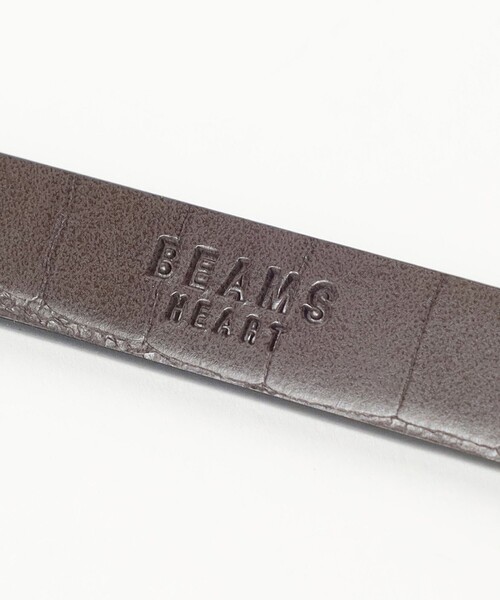 BEAMS HEART(ビームスハート)の「細幅 クロコ リバー ベルト(ベルト・レディース・ブラック/オリーブ/シルバー・ONE SIZE)」の14枚目の写真