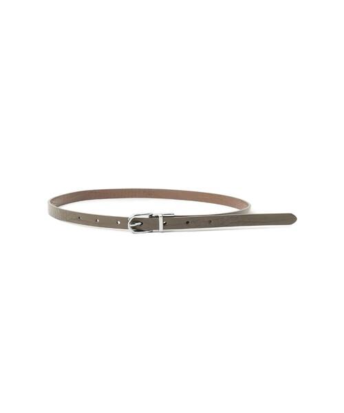 BEAMS HEART(ビームスハート)の「細幅 クロコ リバー ベルト(ベルト・レディース・ブラック/オリーブ/シルバー・ONE SIZE)」の15枚目の写真