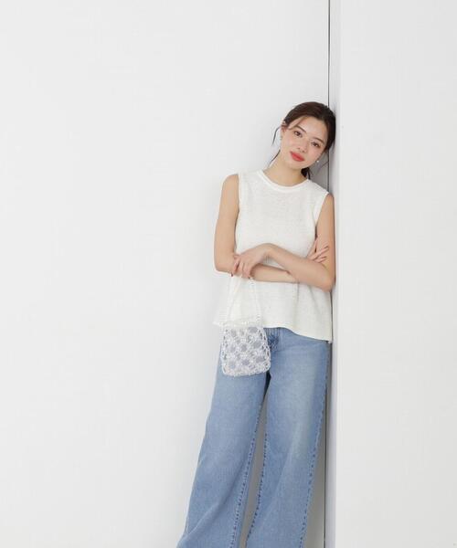 PROPORTION BODY DRESSING(プロポーションボディドレッシング)の「ハイウエストフレアーデニムパンツ / 1215130301(その他パンツ・レディース・ブルー系その他/ブルー・MEDIUM/SMALL)」の4枚目の写真