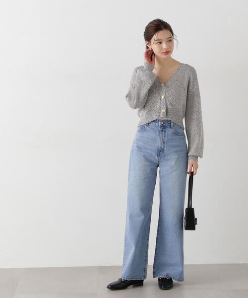 PROPORTION BODY DRESSING(プロポーションボディドレッシング)の「ハイウエストフレアーデニムパンツ / 1215130301(その他パンツ・レディース・ブルー系その他/ブルー・MEDIUM/SMALL)」の5枚目の写真