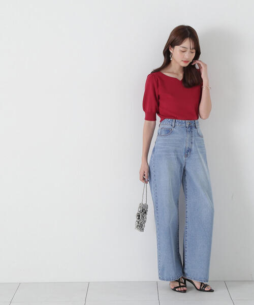PROPORTION BODY DRESSING(プロポーションボディドレッシング)の「ハイウエストフレアーデニムパンツ / 1215130301(その他パンツ・レディース・ブルー系その他/ブルー・MEDIUM/SMALL)」の22枚目の写真