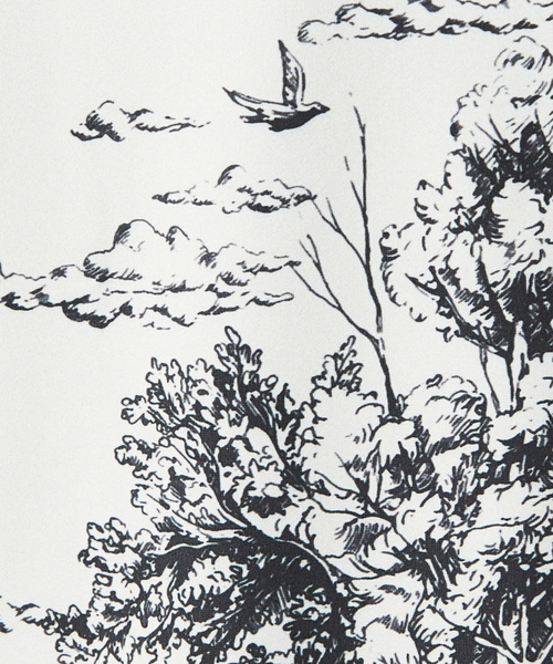 ABAHOUSE（アバハウス）の「総柄 トワルドジュイ バンドカラーシャツ（シャツ/ブラウス・メンズ・アイボリー・50/48/46/44）」の9枚目の写真