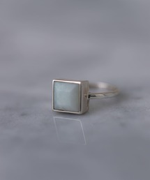 SMELLY | SMELLY so’　square amazonite ring(リング)