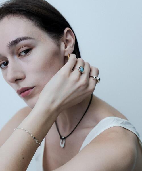 SMELLY（スメリー）の「SMELLY so’　square amazonite ring（リング・レディース・シルバー系その他・11）」の13枚目の写真