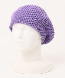 polcadot | PAPER YARN BERET/軽くてシンプル編みベレー帽(ハンチング/ベレー帽)